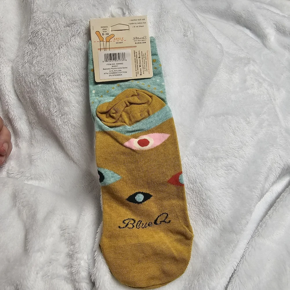 Blue Q Basically Psychic Women's Ankle Socks Novelty